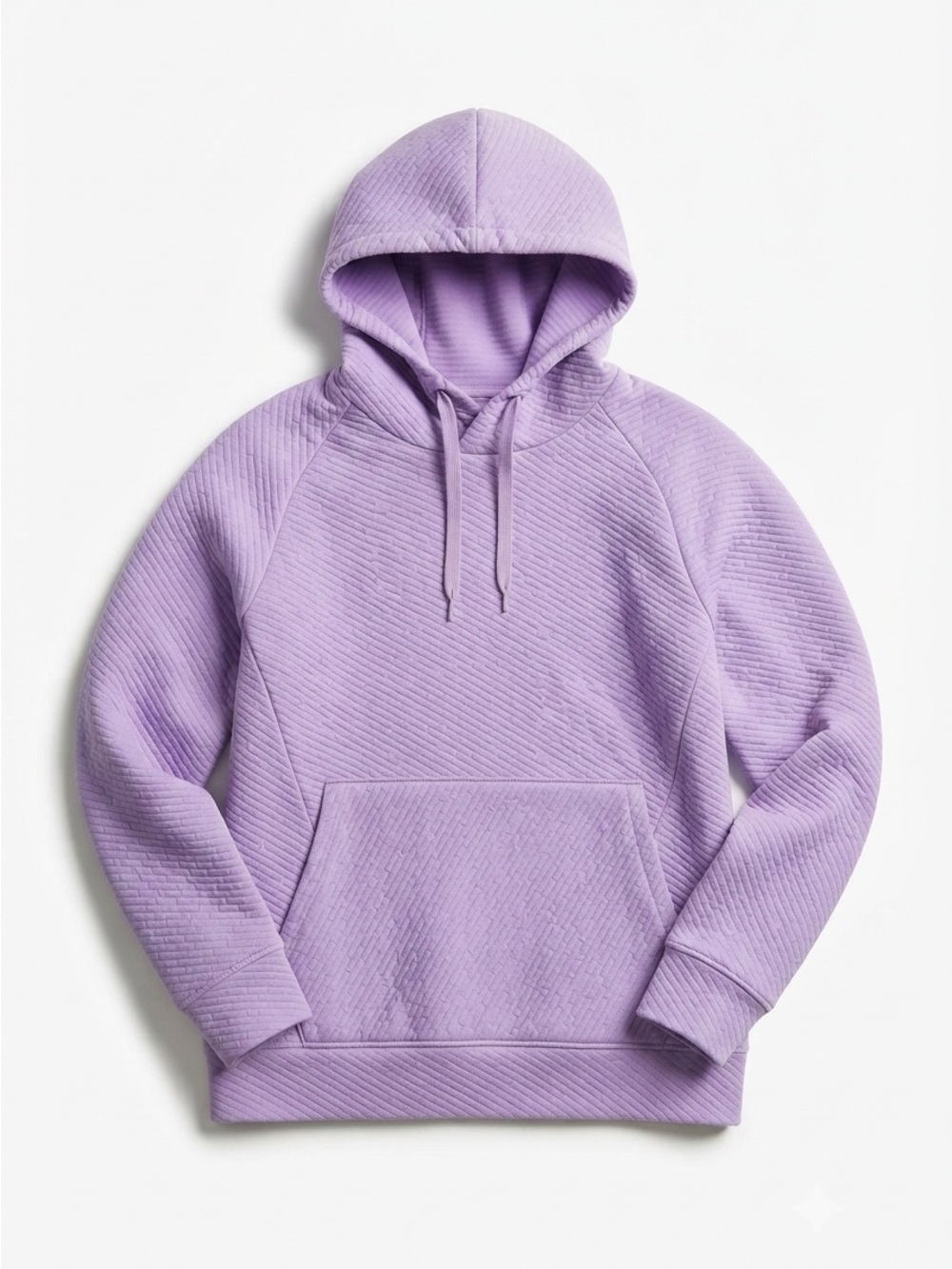 Vively Quilted‎ Lavender Pullover Hoodie - Women's Medium